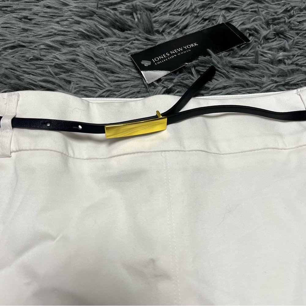 NWT Jones New York Collection Stretch White Pencil Skirt Size 16w - Picture 2 of 10